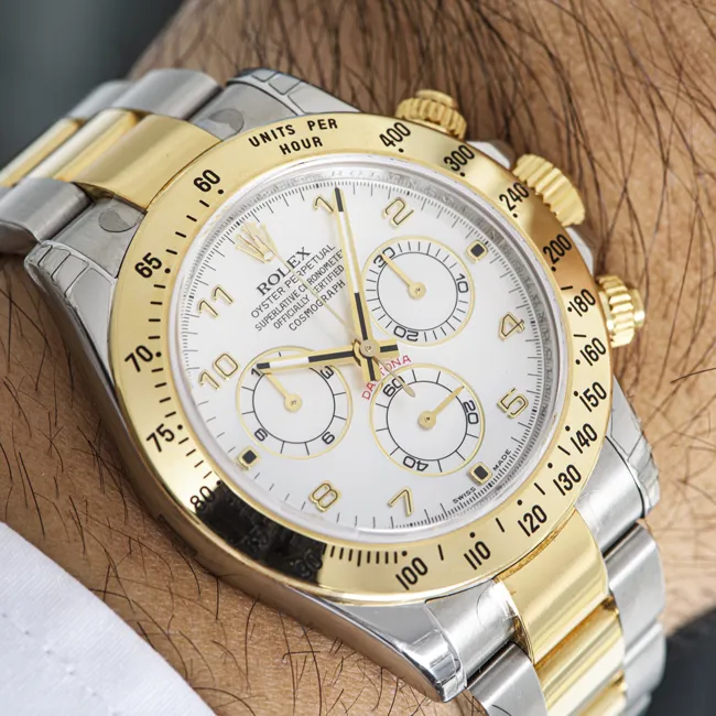 Rolex Daytona 116523 40mm Yellow gold and Stainless steel Mother-of-pearl 7