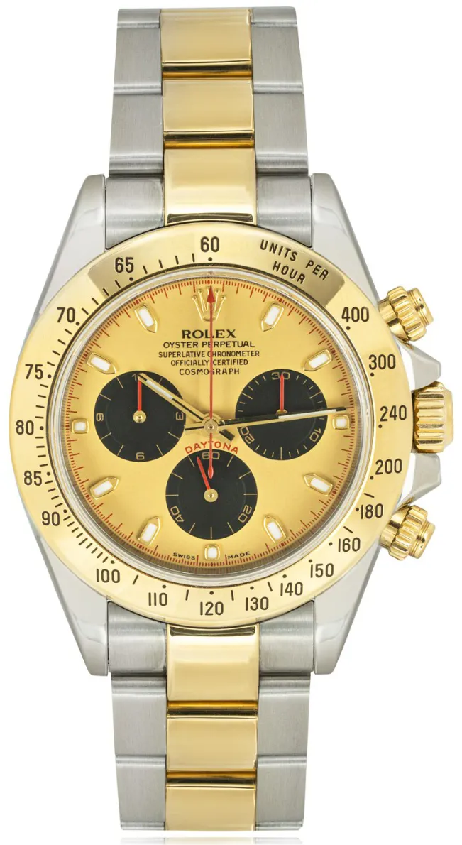 Rolex Daytona 116523 40mm Yellow gold and Stainless steel Champagne