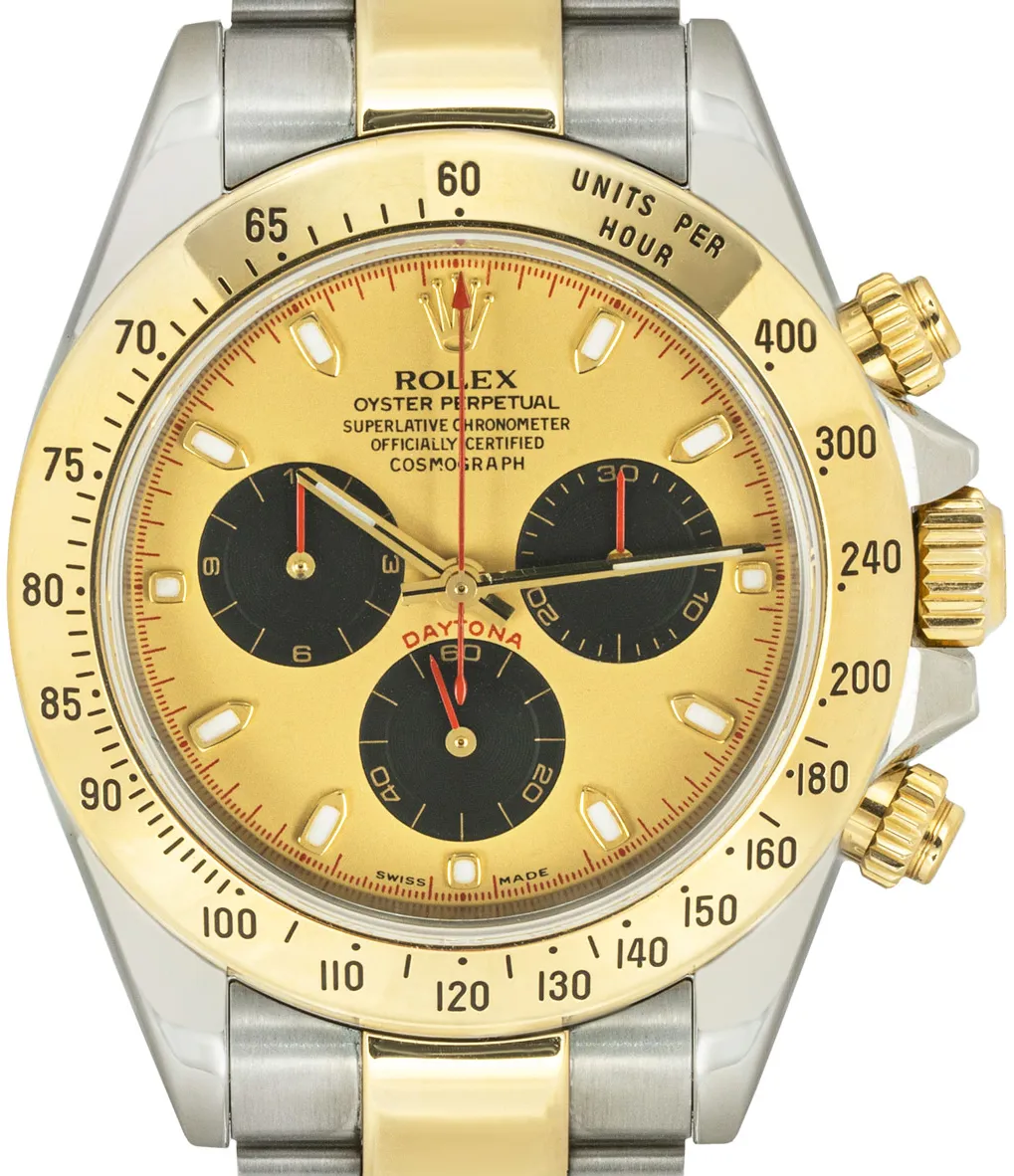 Rolex Daytona 116523 40mm Yellow gold and Stainless steel Champagne 1