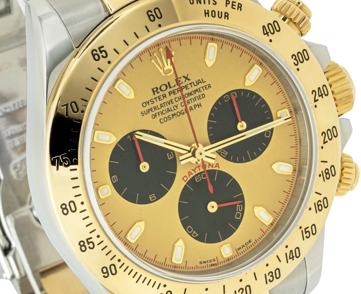 Rolex Daytona 116523 40mm Yellow gold and Stainless steel Champagne 3