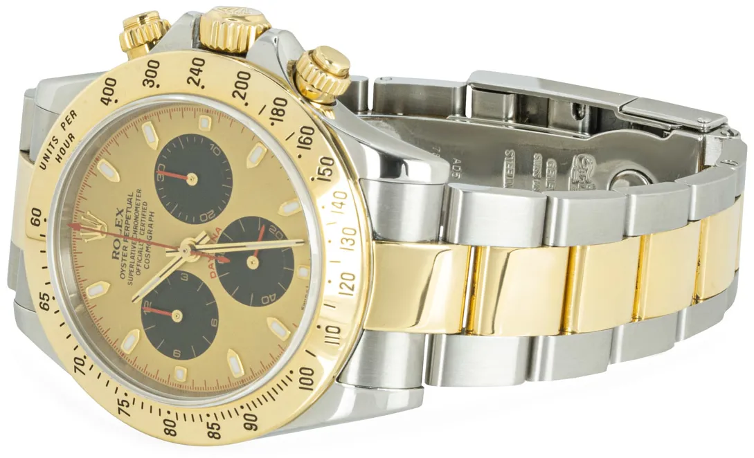 Rolex Daytona 116523 40mm Yellow gold and Stainless steel Champagne 4