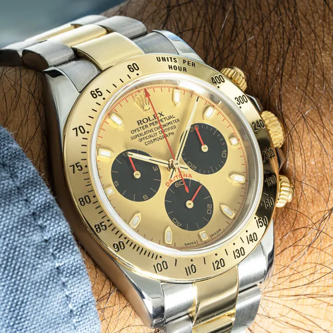 Rolex Daytona 116523 40mm Yellow gold and Stainless steel Champagne 7