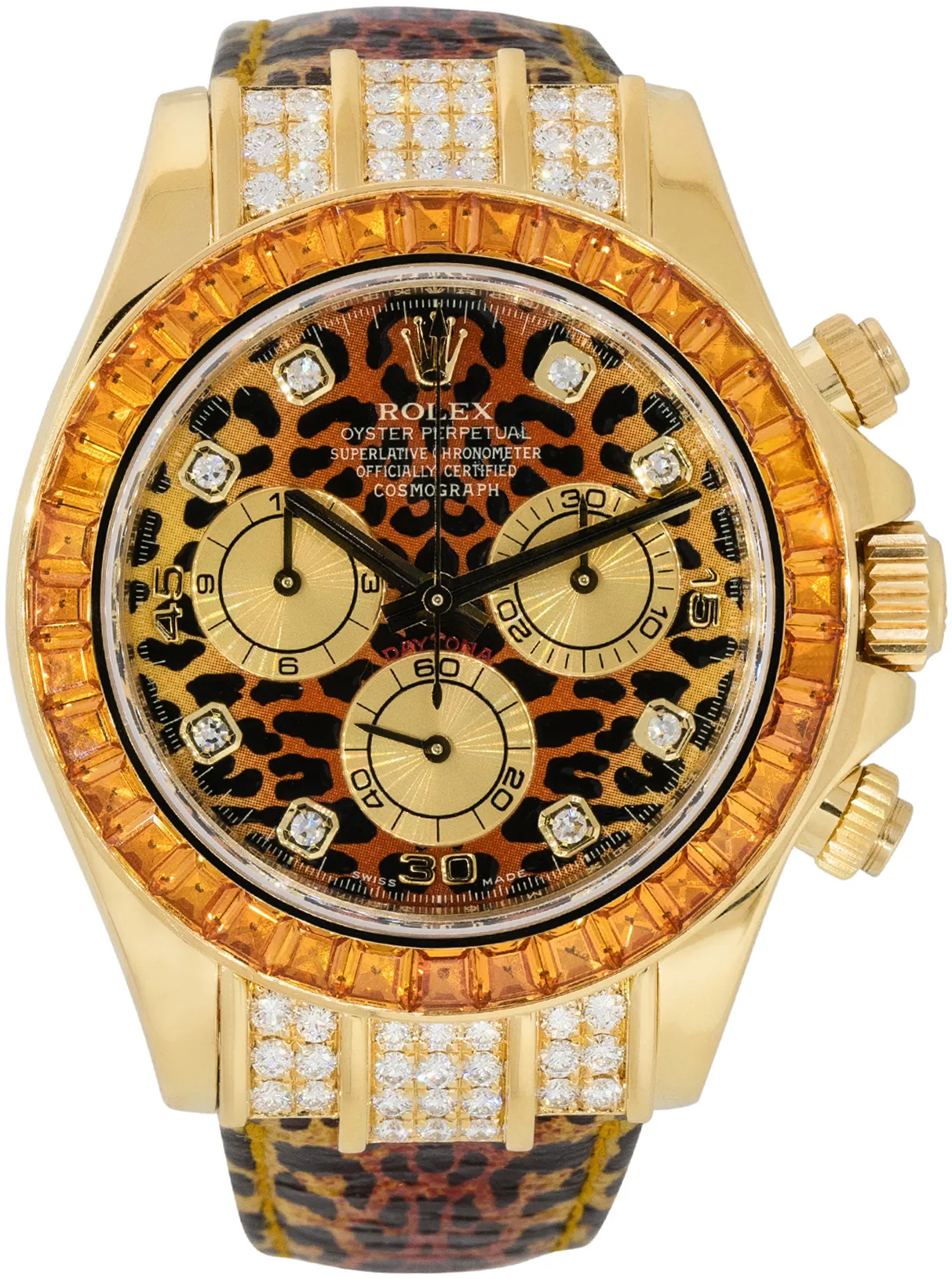 Rolex Daytona 116598 SACO 40mm Yellow gold and Diamond and 18k yellow gold Orange 1