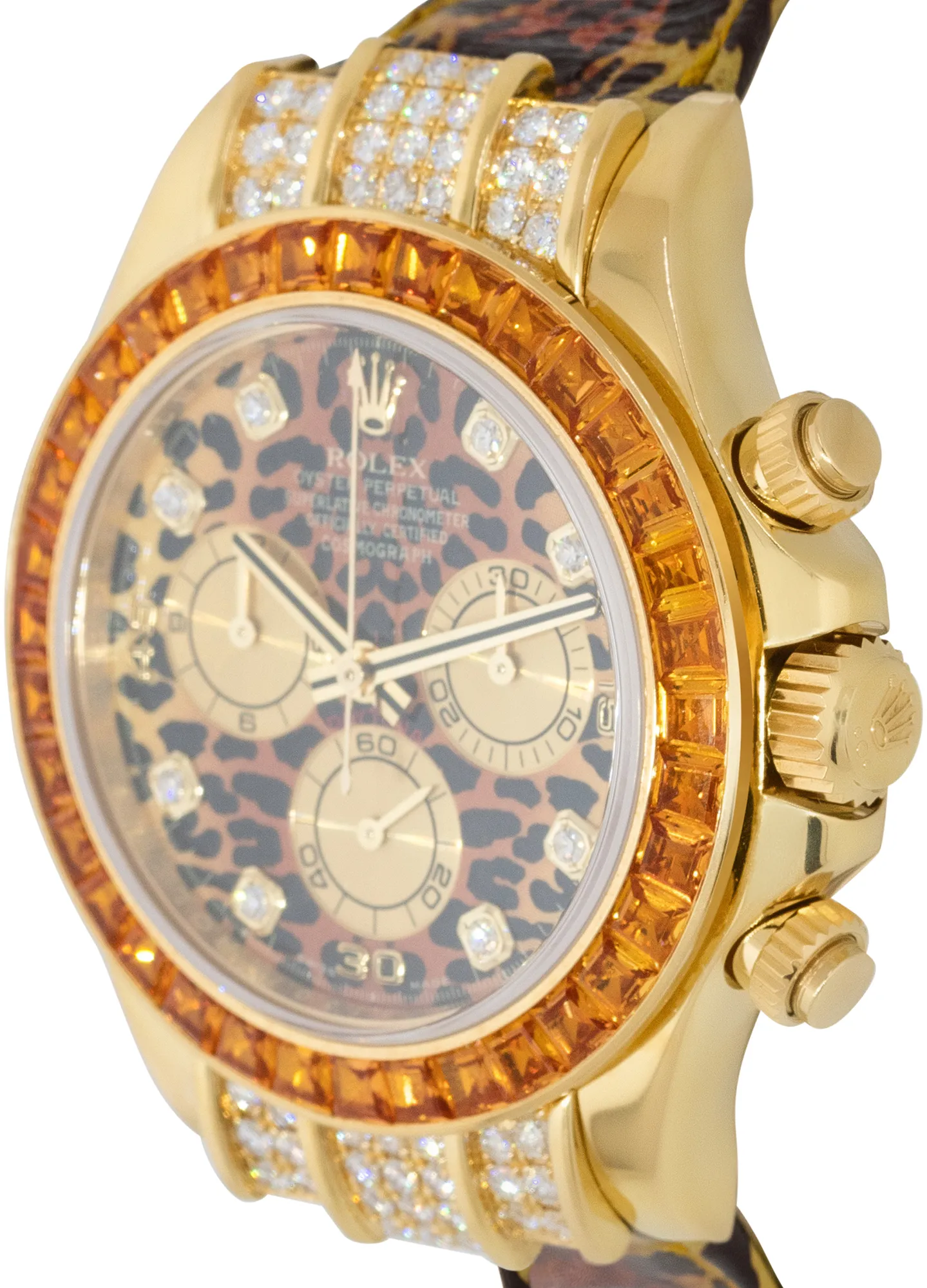 Rolex Daytona 116598 SACO 40mm Yellow gold and Diamond and 18k yellow gold Orange 2