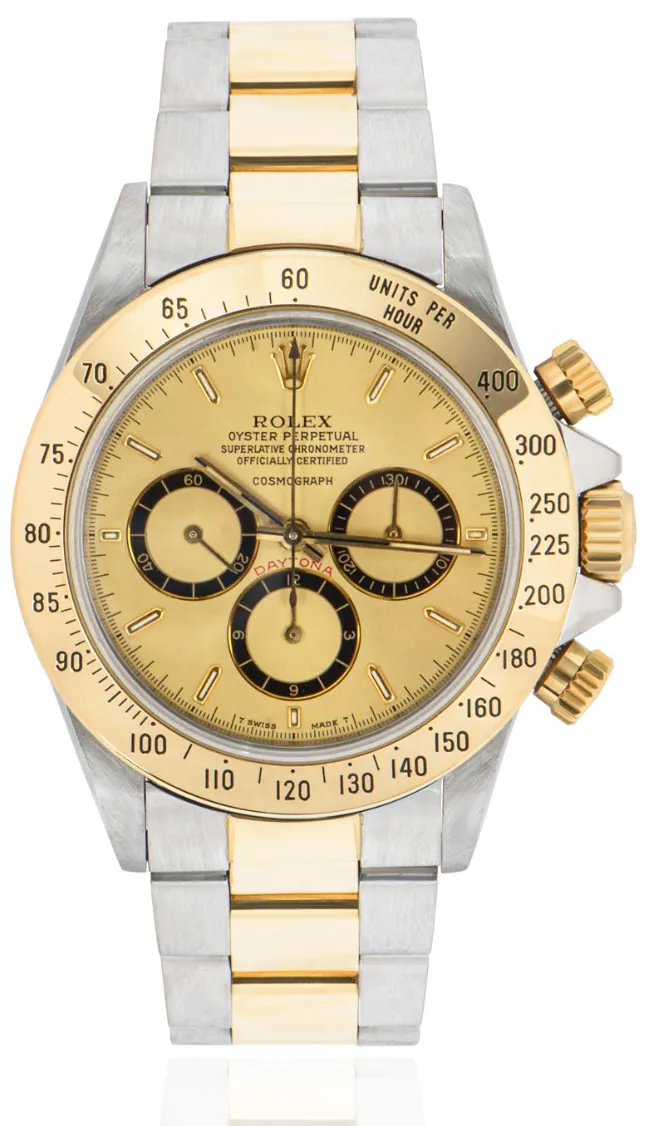 Rolex Daytona 16523 40mm Yellow gold and Stainless steel Champagne