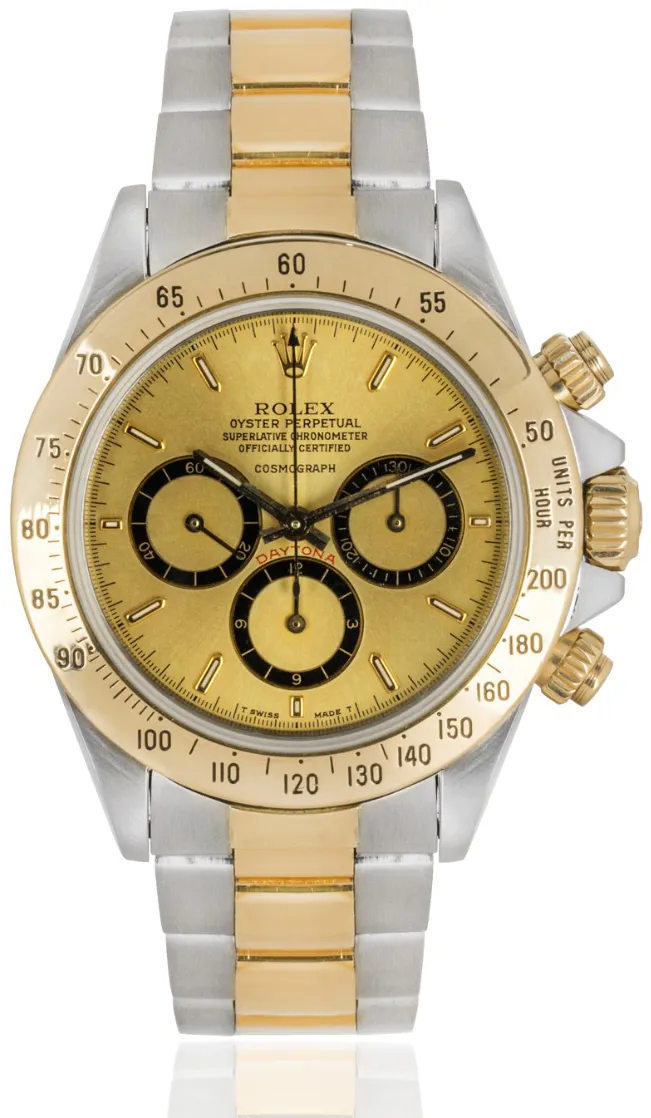 Rolex Daytona 16523 40mm Yellow gold and Stainless steel Champagne