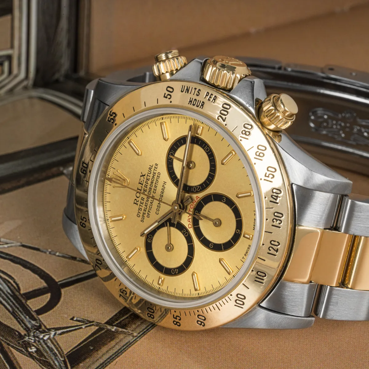 Rolex Daytona 16523 40mm Yellow gold and Stainless steel Champagne 1