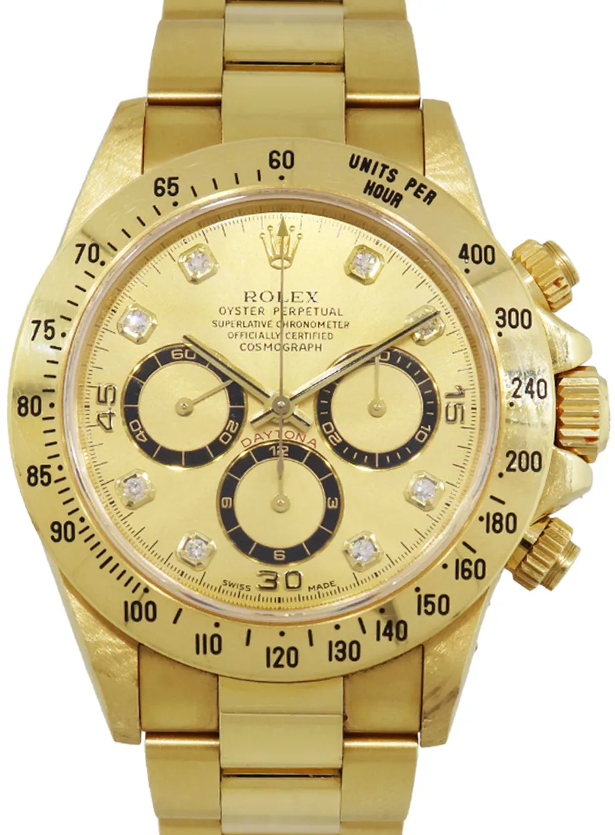 Rolex Daytona 16528 40mm Yellow gold Champagne