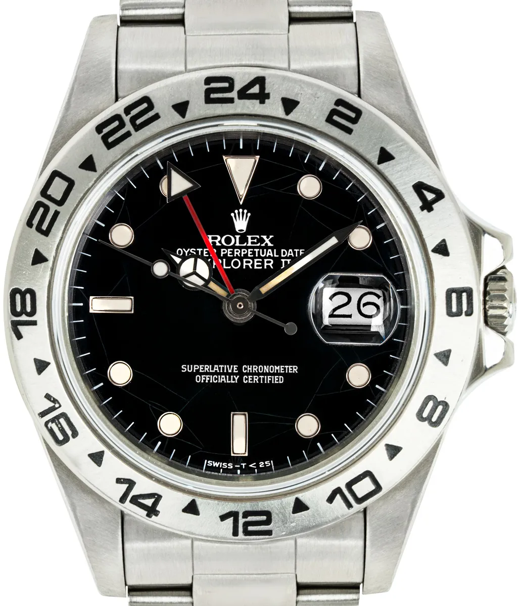 Rolex Explorer II 16550 40mm Stainless steel Black 1