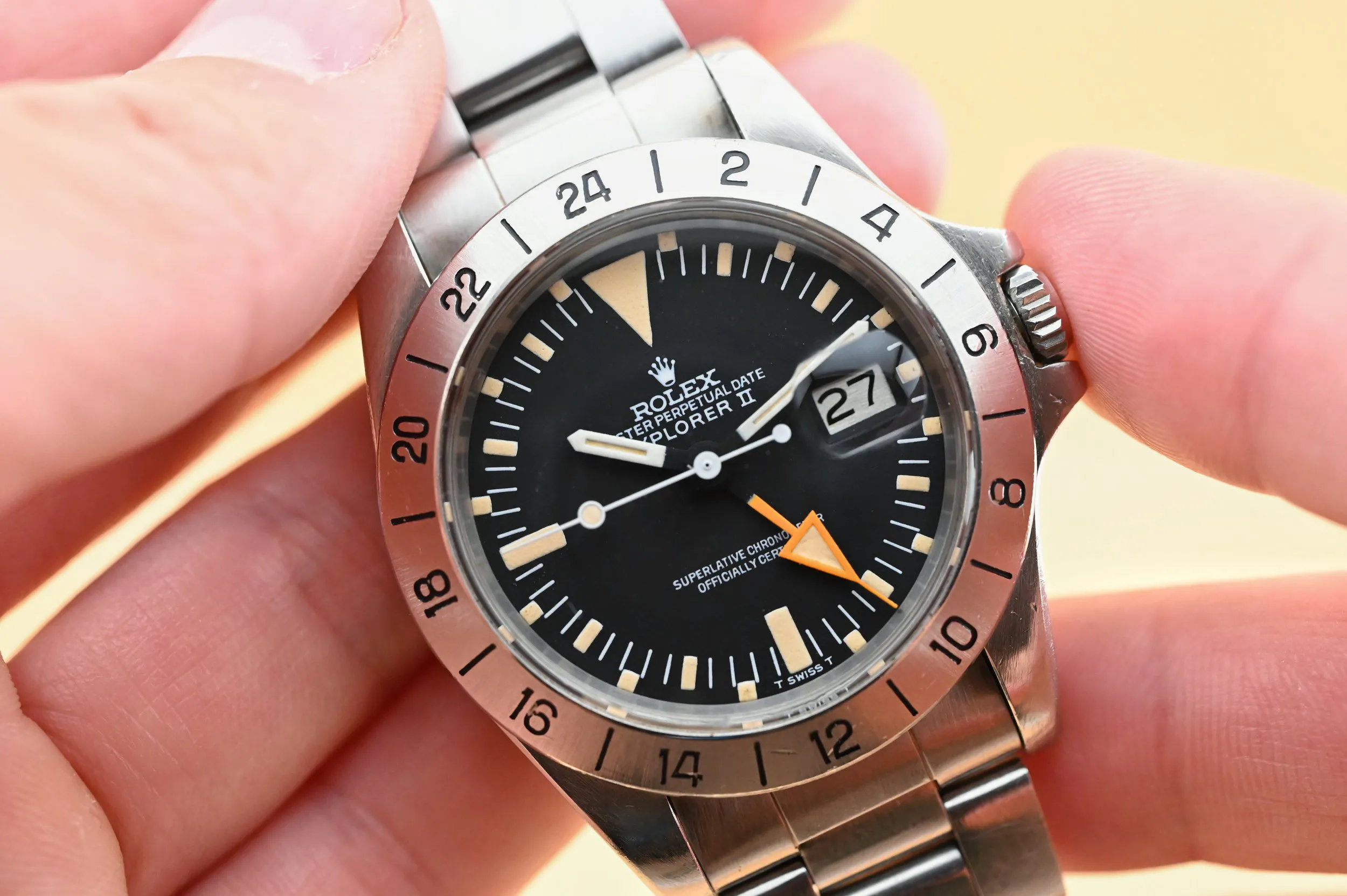 Rolex Explorer II 1655 Black 18