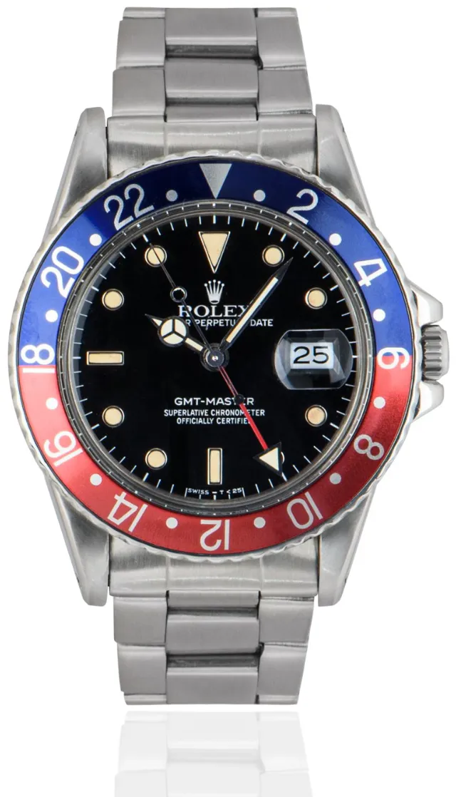 Rolex GMT-Master 16750 40mm Stainless steel Black