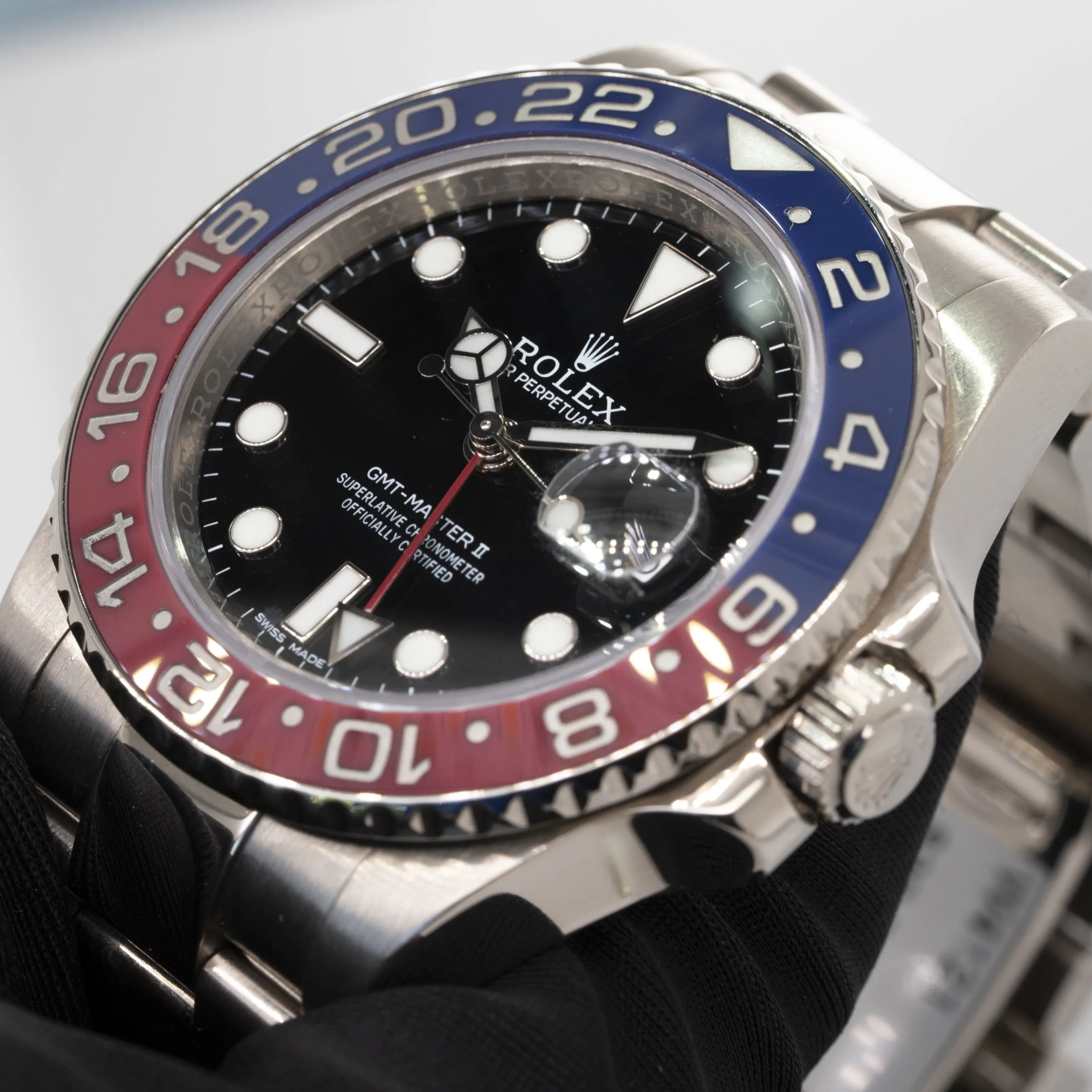 Rolex GMT-Master II 116719BLRO 40mm White gold and 18k white gold Black 1