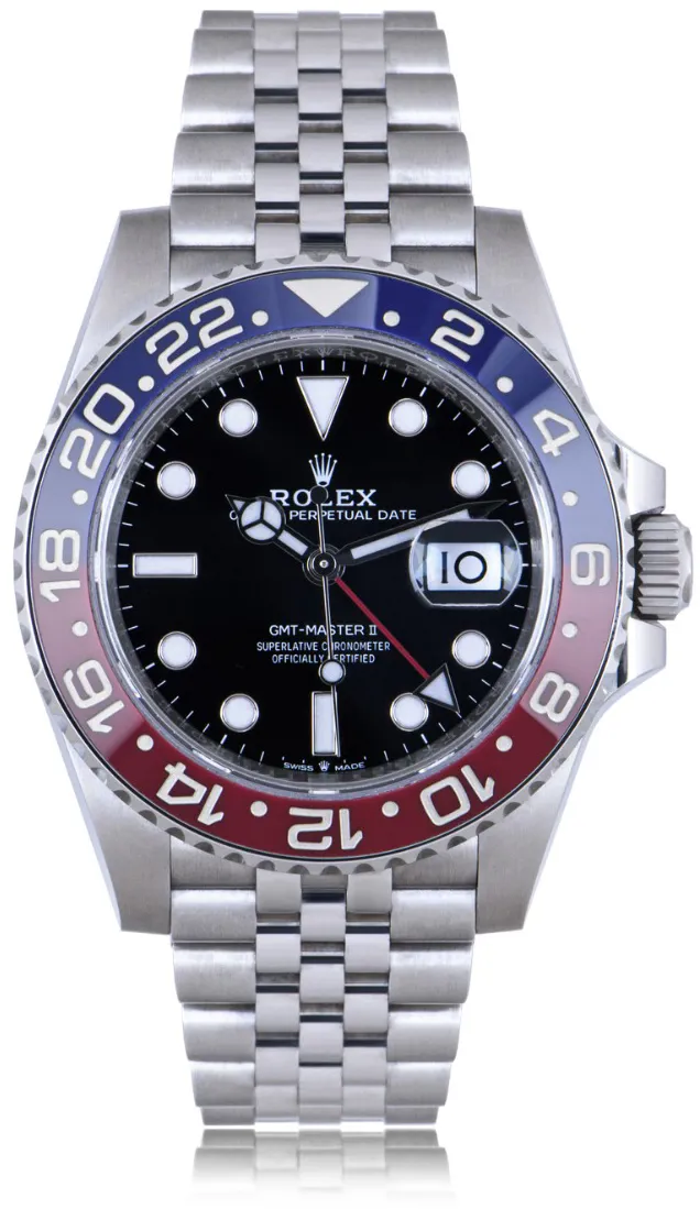 Rolex GMT-Master II 126710BLRO 40mm Stainless steel Black