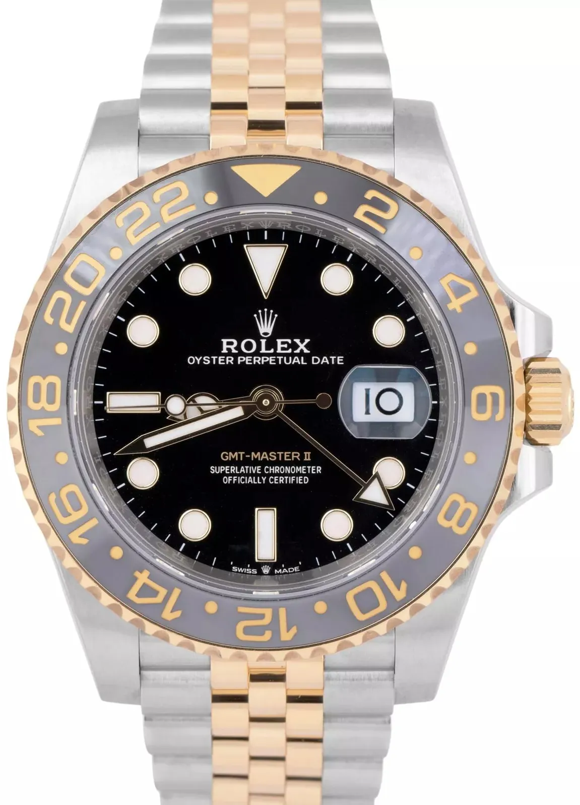 Rolex GMT-Master II 126713GRNR-0001 40mm Yellow gold and Oystersteel Black