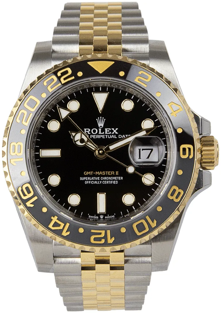 Rolex GMT-Master II 126713GRNR 40mm Stainless steel Black