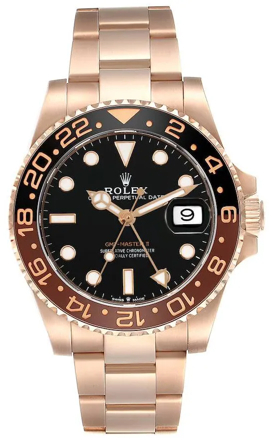 Rolex GMT-Master II 126715CHNR-0001 40mm Everose gold Black