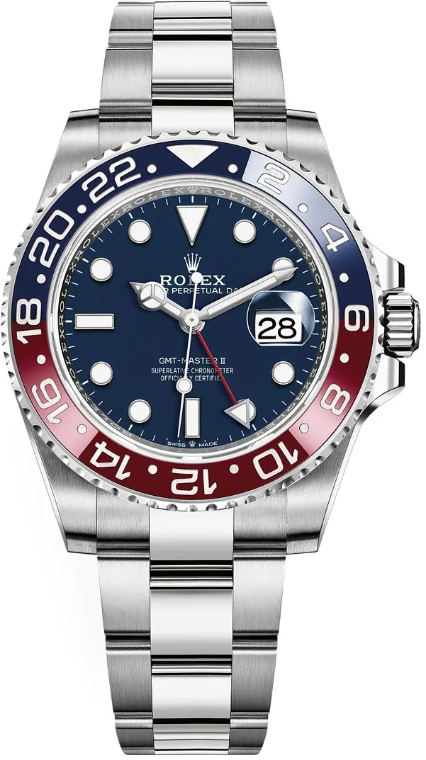 Rolex GMT-Master II 126719BLRO-0003 40mm 18k white gold Blue