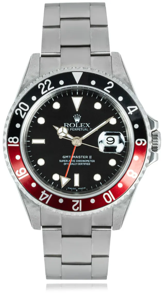 Rolex GMT-Master II 16710 40mm Stainless steel Black