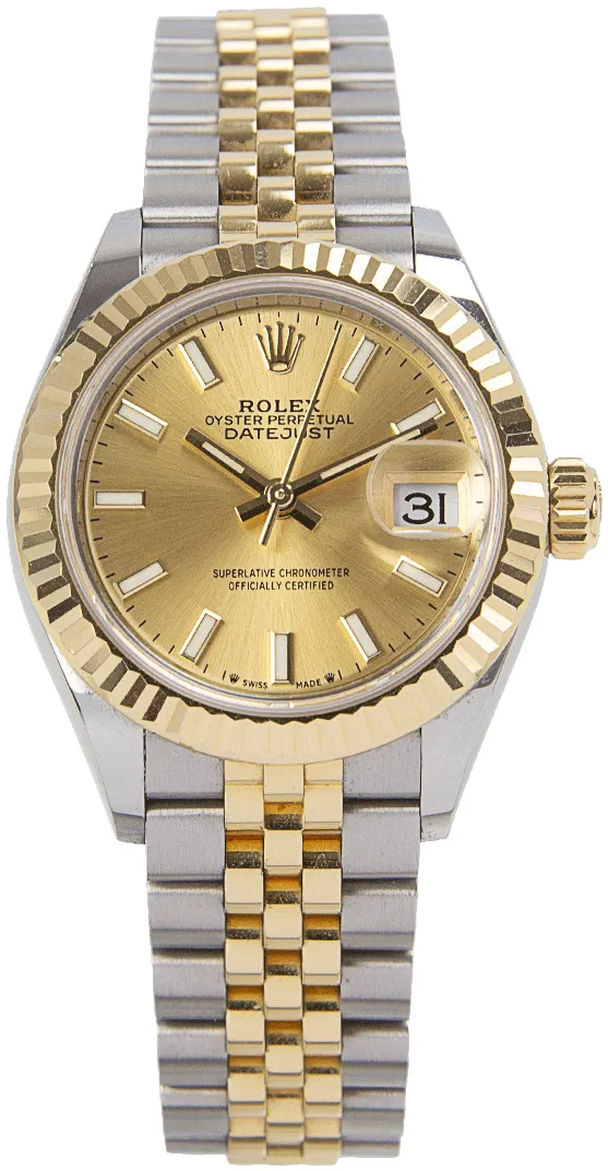 Rolex Lady-Datejust 279173 28mm Stainless steel Champagne