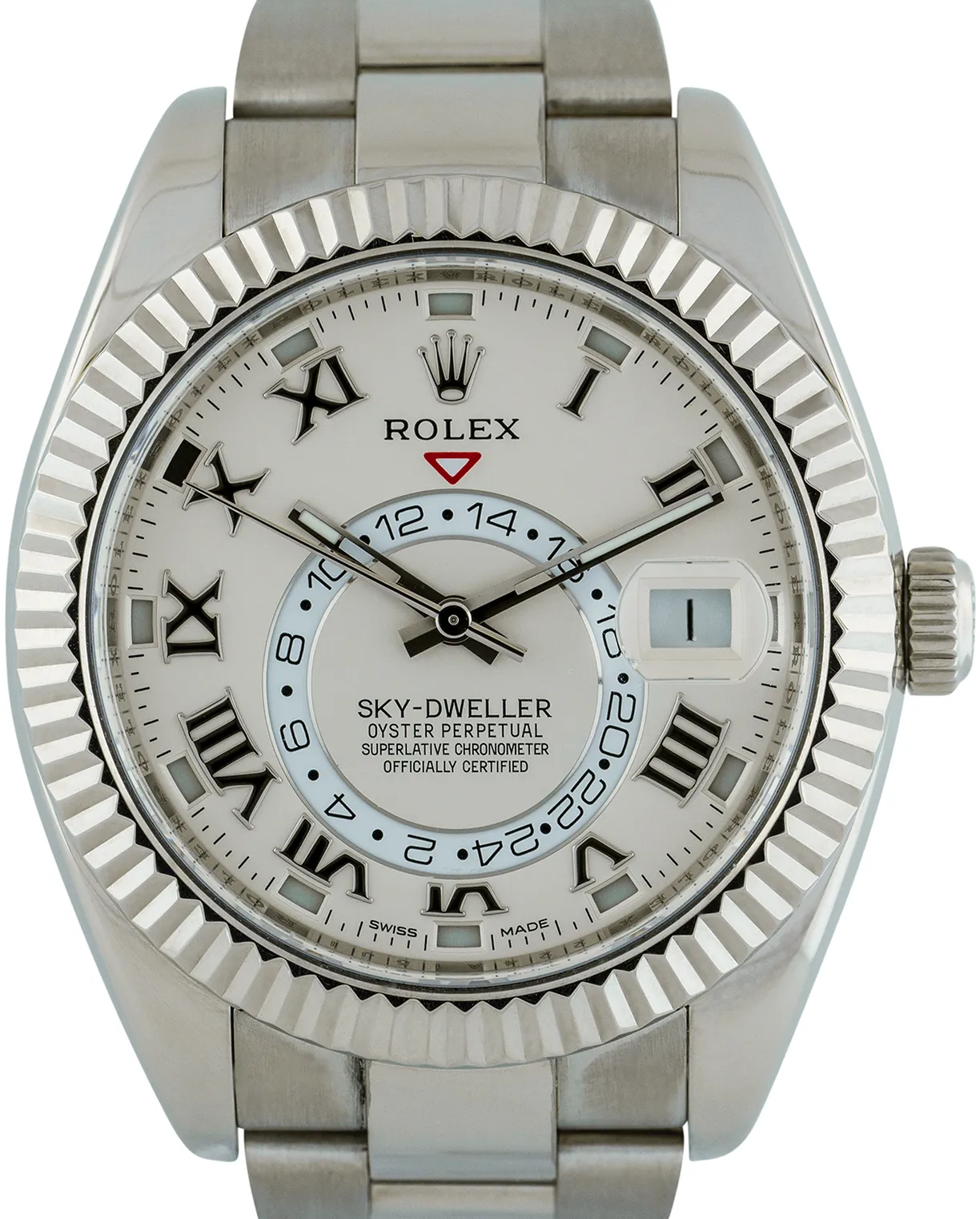 Rolex Sky-Dweller 326939 42mm White gold and 18k white gold White