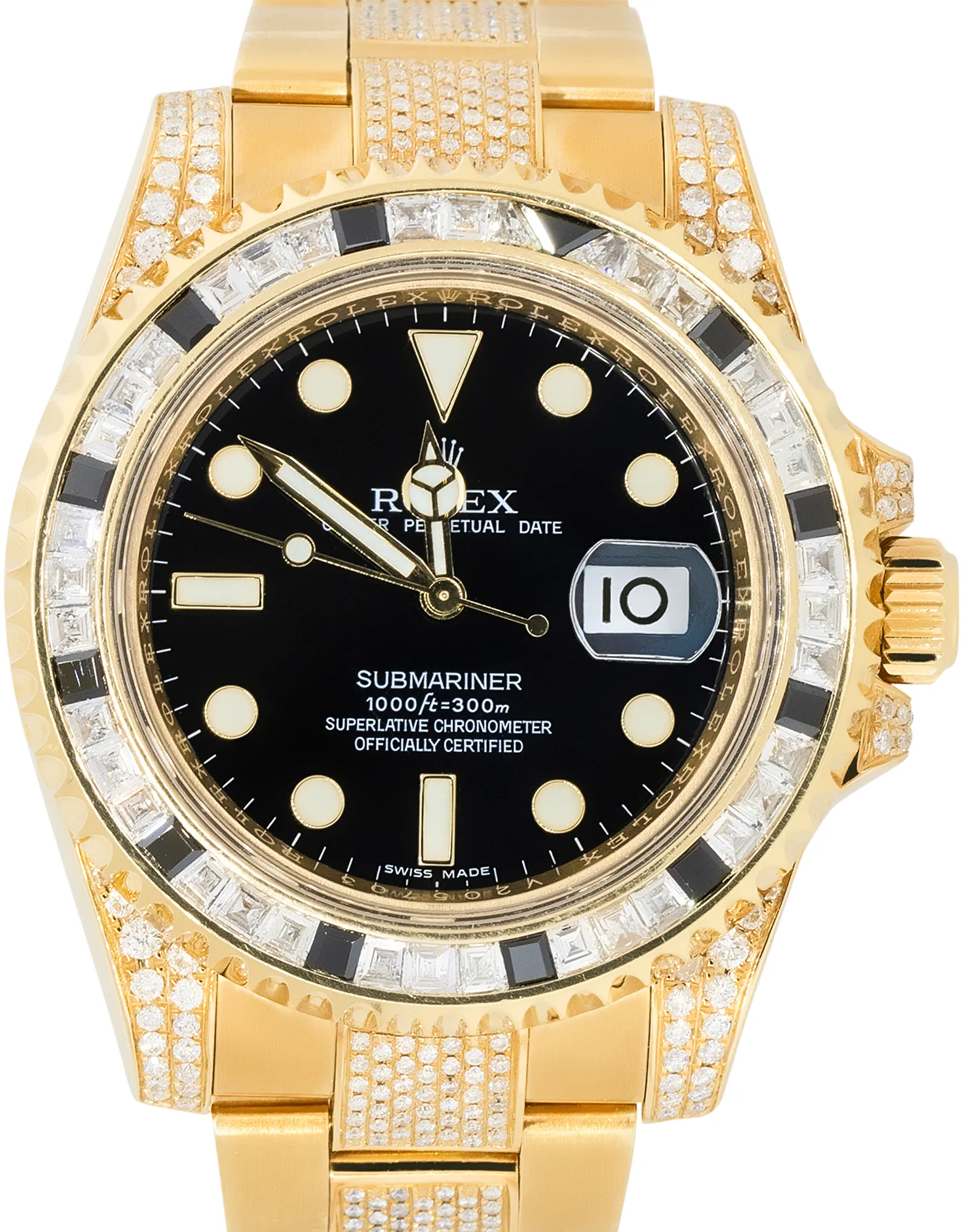 Rolex Submariner 116618LB 40mm Yellow gold Blue