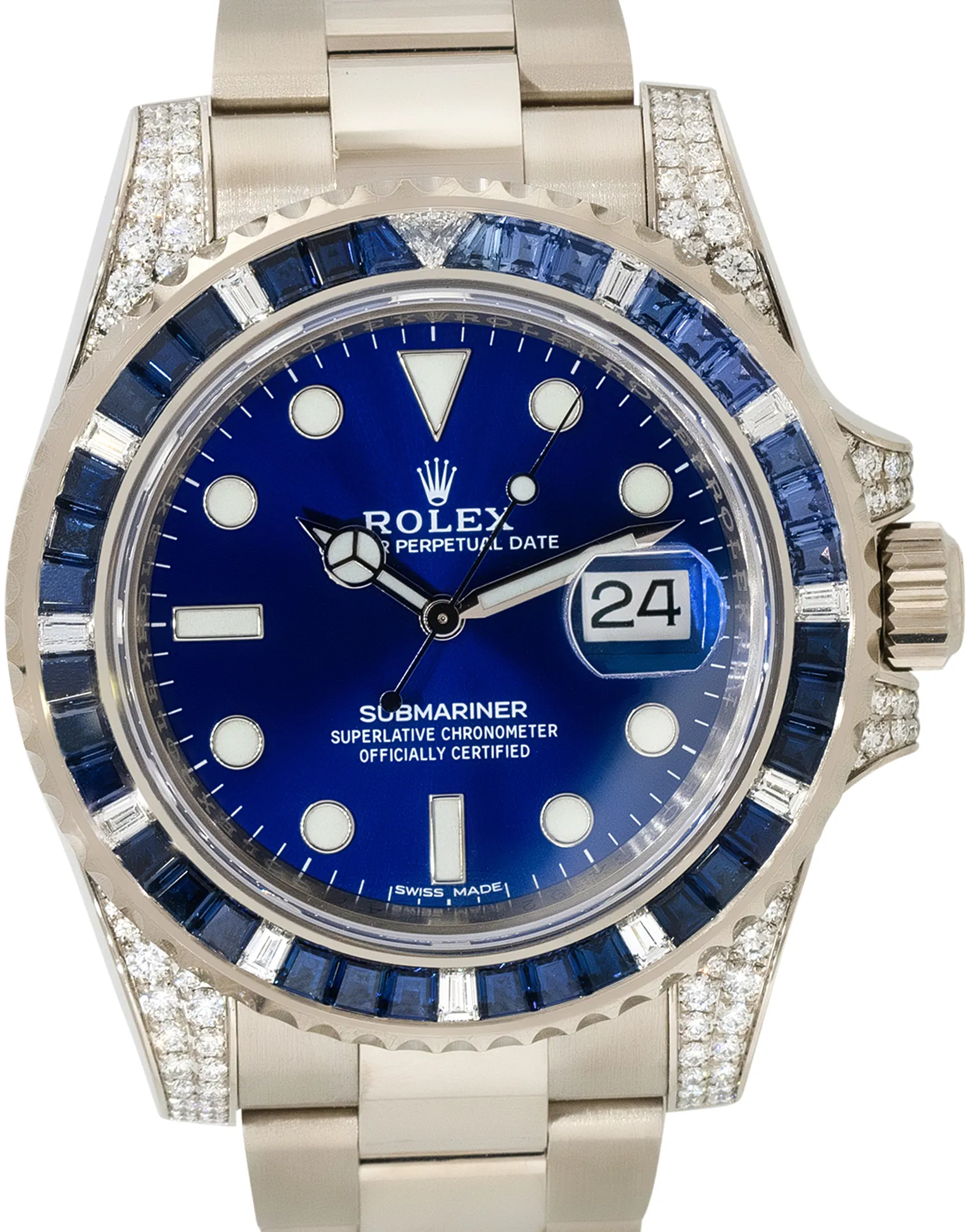 Rolex Submariner 116659SABR 40mm White gold and 18k white gold and Diamond Blue