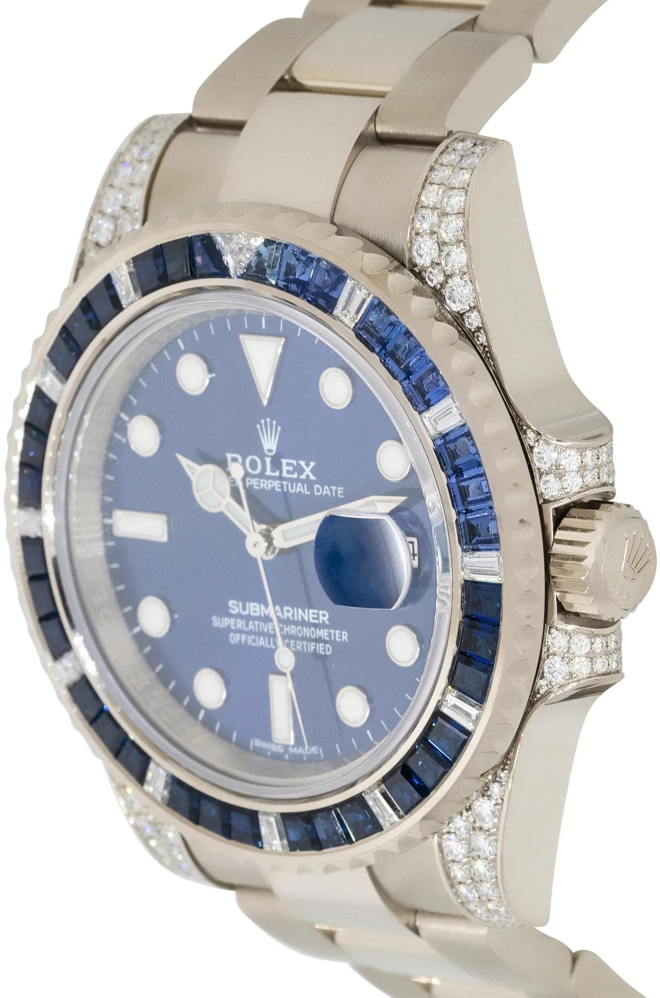 Rolex Submariner 116659SABR 40mm White gold and 18k white gold and Diamond Blue 2