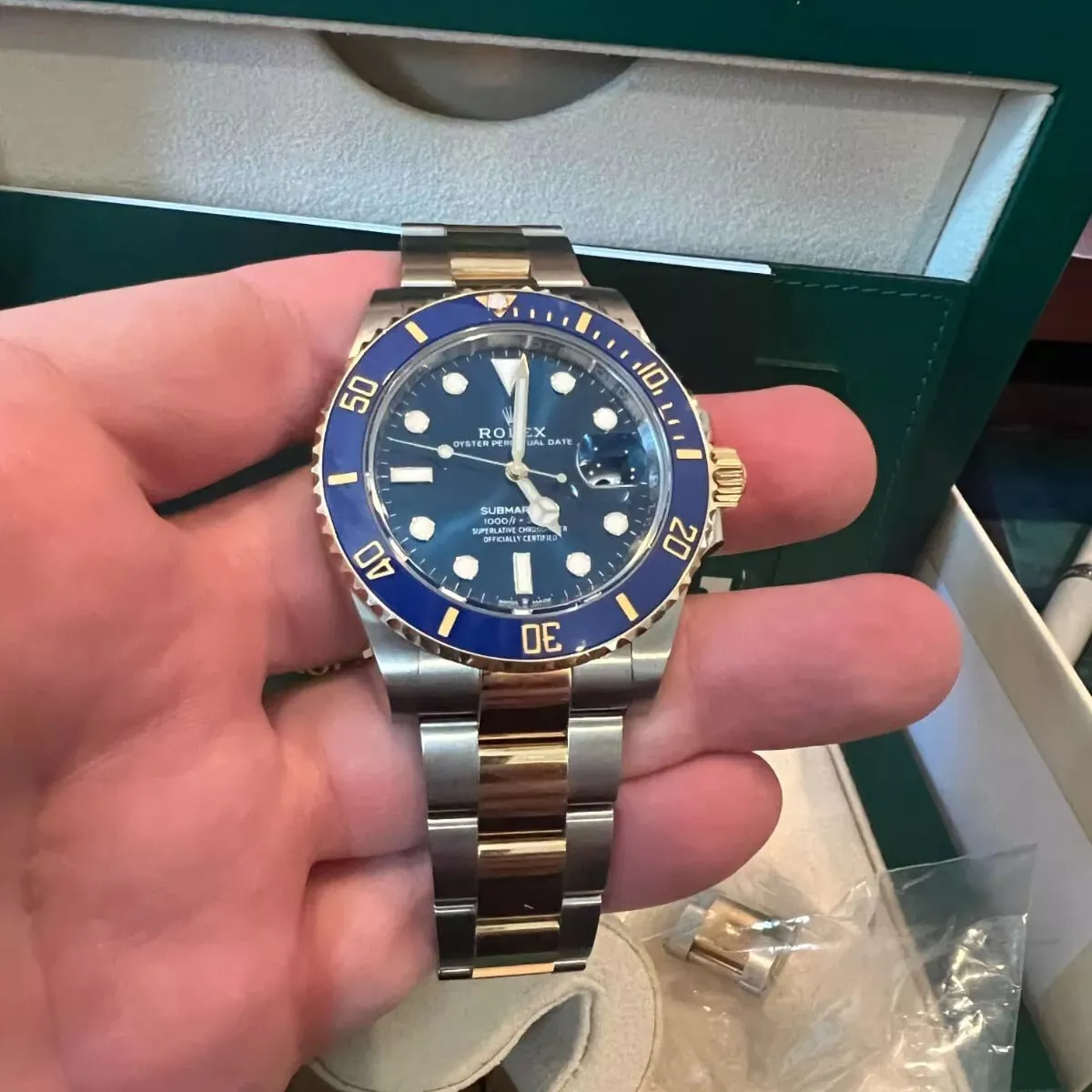 Rolex Submariner 126613LB-0002 41mm Yellow gold and Oystersteel Blue