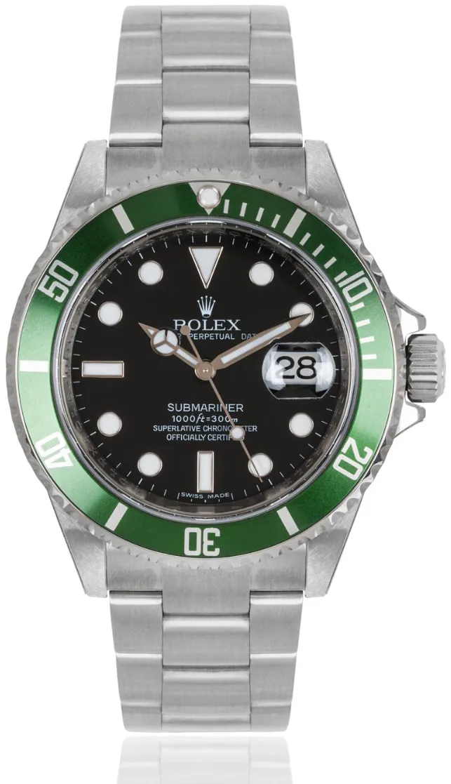 Rolex Submariner 16610LV 40mm Stainless steel Black