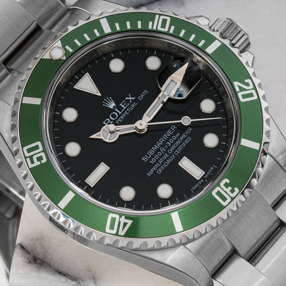 Rolex Submariner 16610LV 40mm Stainless steel Black 1