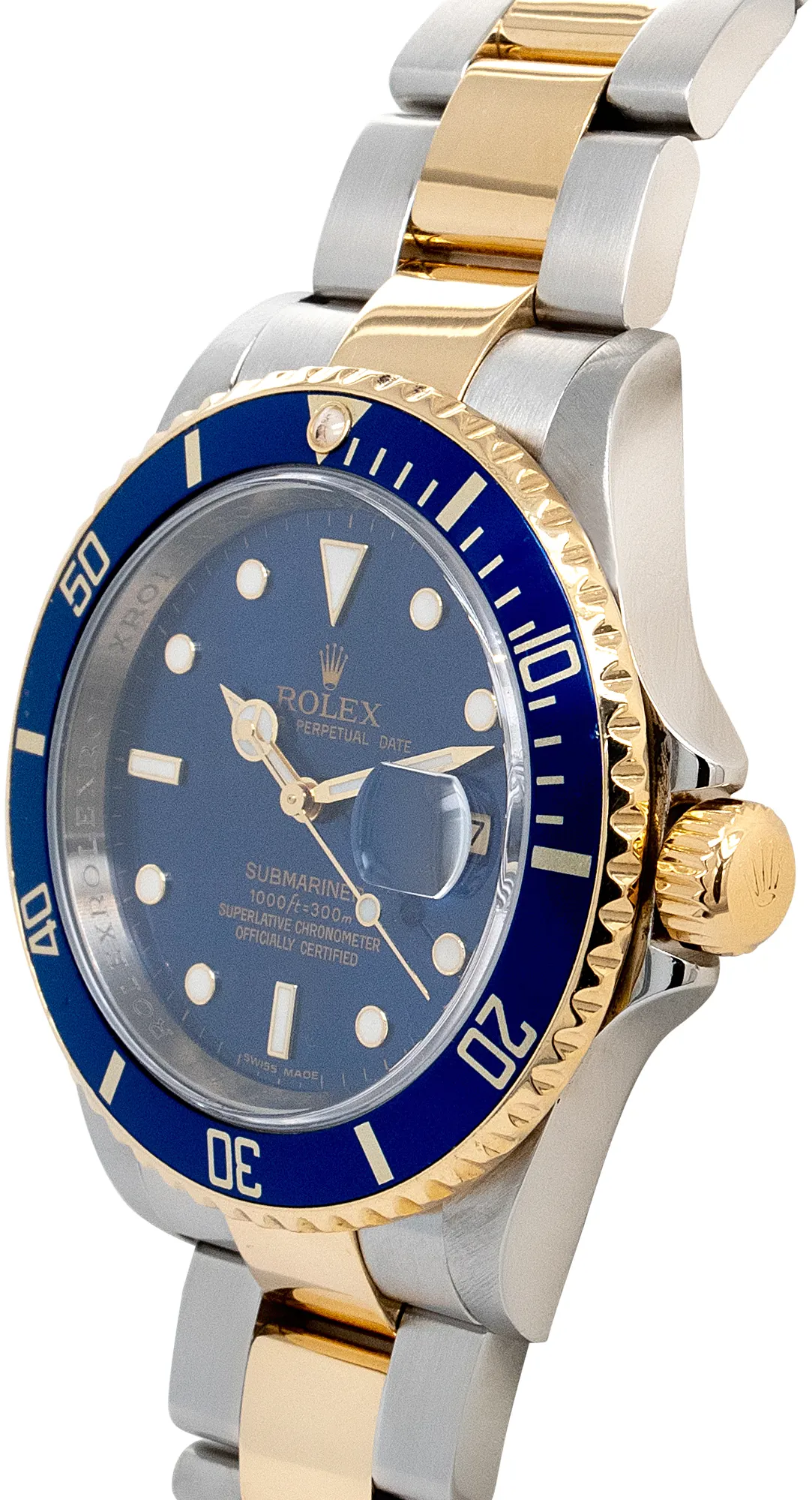 Rolex Submariner 16613 Blue 3