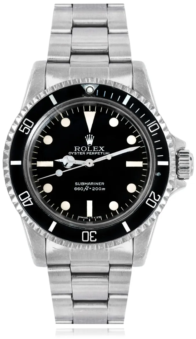 Rolex Submariner 5513 40mm Stainless steel Black