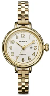 Shinola Birdy 3HD 19833020-17 PVD Silver and Golden