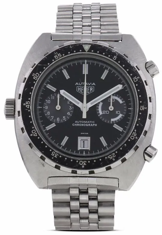 TAG Heuer Autavia 358543 41.5mm Stainless steel Black