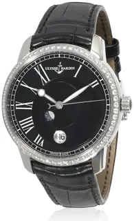 Ulysse Nardin Classico Luna 8293-122-2/42 40mm Stainless steel Black