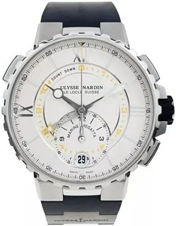 Ulysse Nardin Marine 1553-155-3/40 Stainless steel White