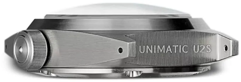 Unimatic U2S U2SM 38.5mm Stainless steel Black 2