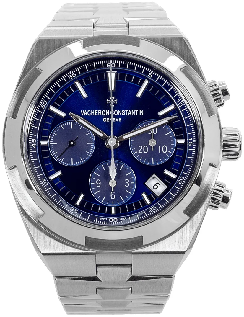 Vacheron Constantin Overseas Chronograph 5500V/110A-B148 42mm Stainless steel Blue