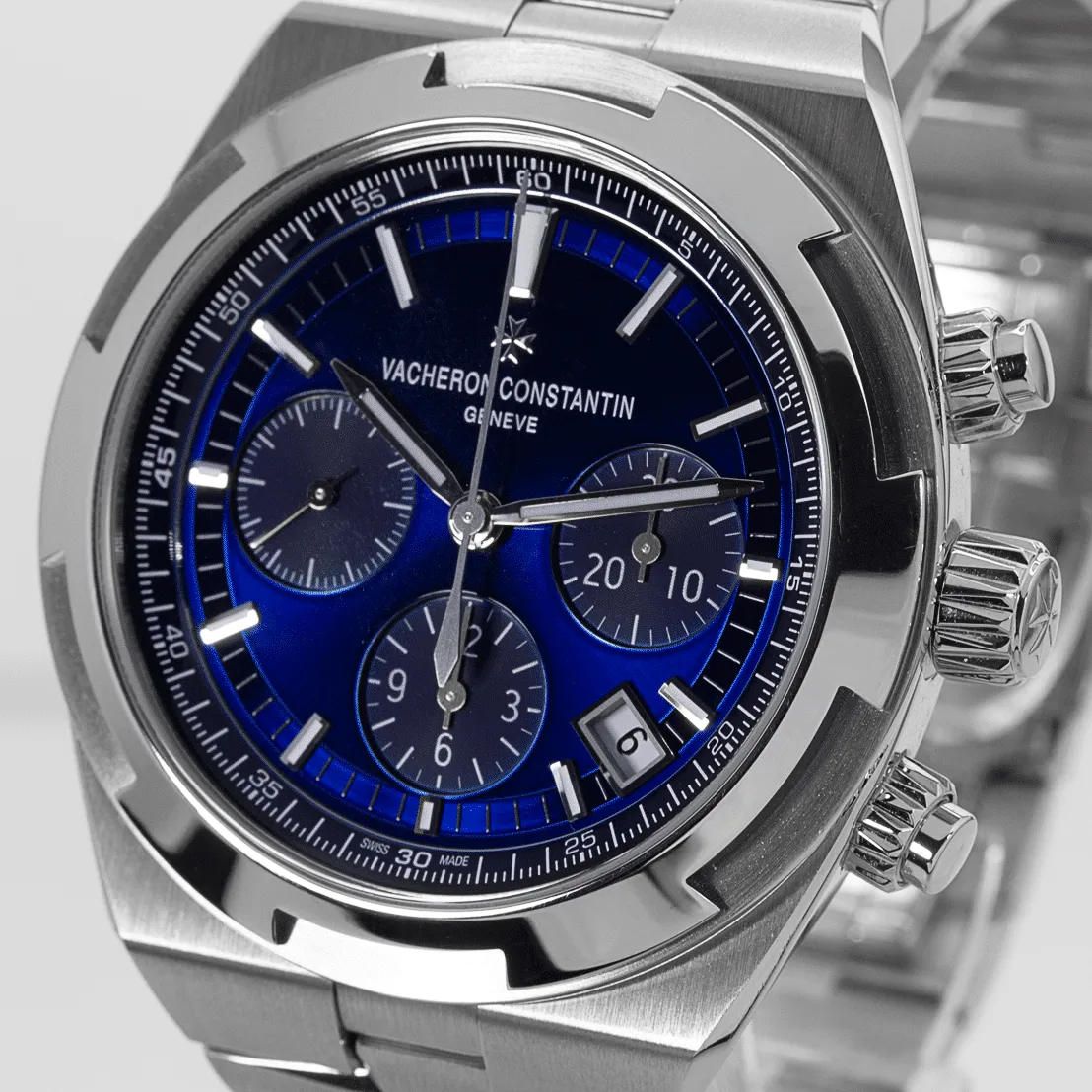 Vacheron Constantin Overseas Chronograph 5500V/110A-B148 42mm Stainless steel Blue 3