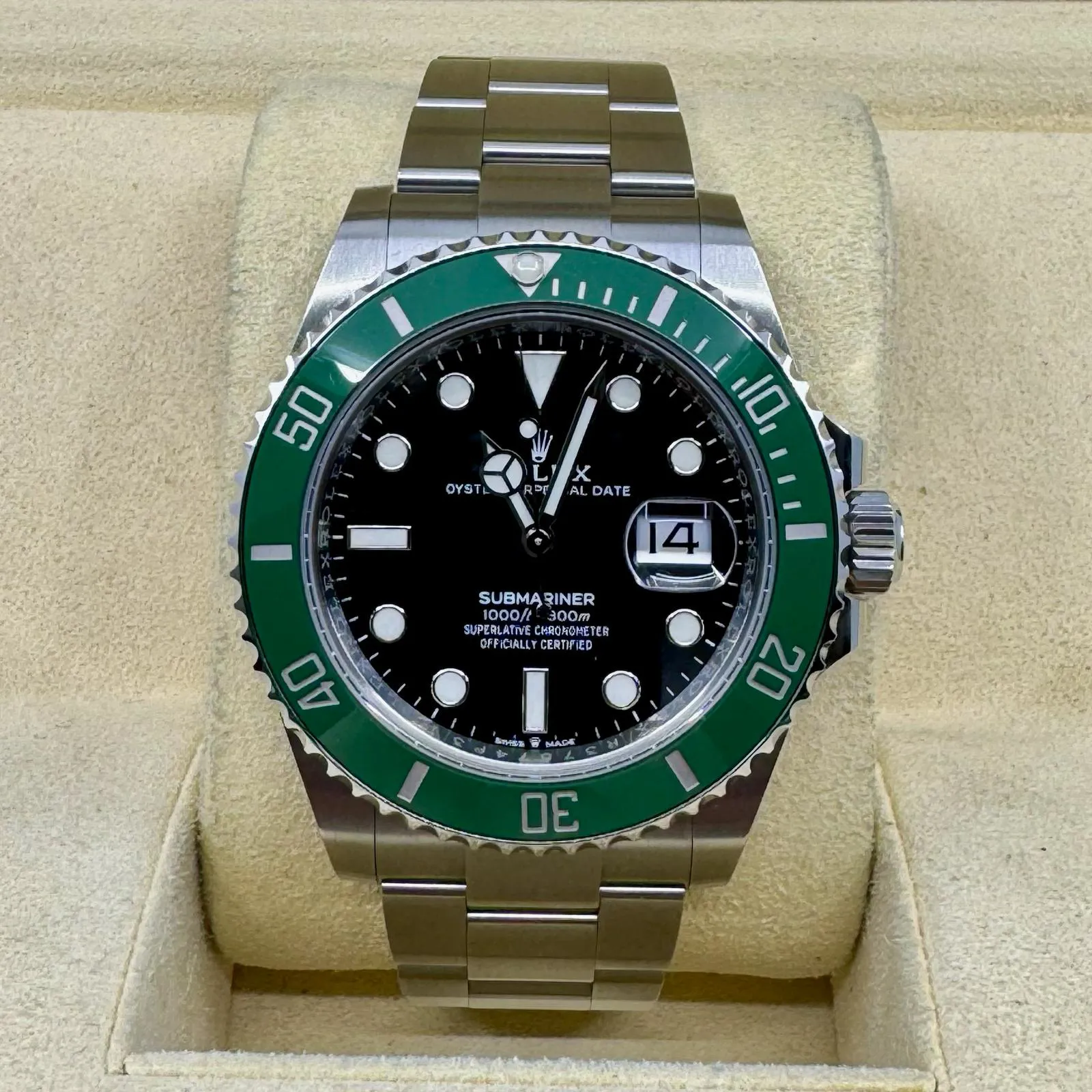 Rolex Submariner Date 1266100LV 41mm Ceramic and Stainless steel Black