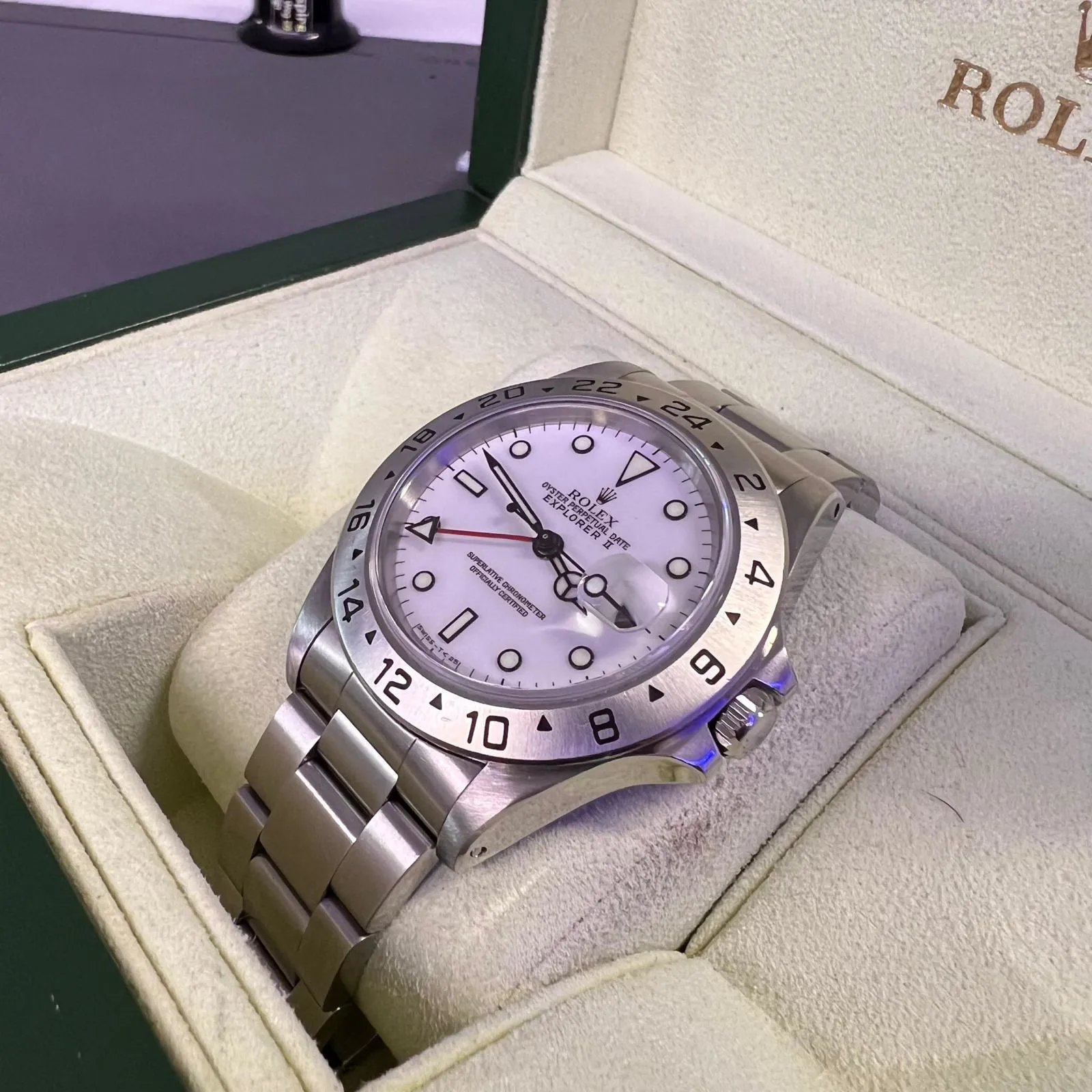 Rolex Explorer II 16570 40mm Stainless steel White 1