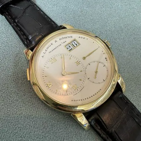 A. Lange & Söhne Lange 1 101.021 38.5mm Yellow gold Silver 1