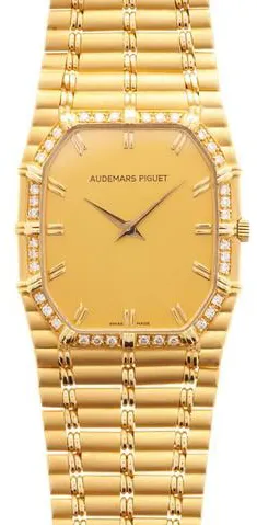 Audemars Piguet Bamboo 27mm Yellow gold Champagne