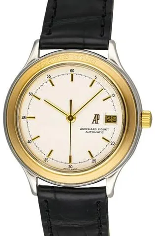 Audemars Piguet Huitième 77113SA 32mm Yellow gold and Stainless steel White