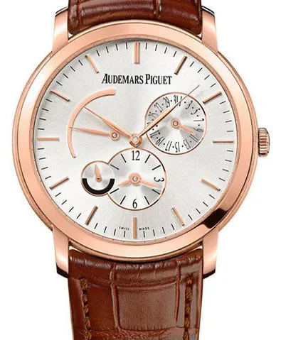 Audemars Piguet Jules Audemars 26380OR.OO.D088CR.01 41mm Rose gold and 18k rose gold Silver