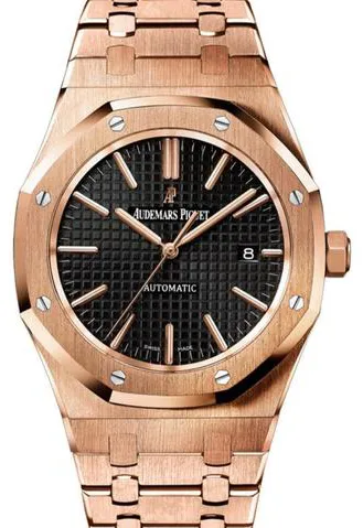 Audemars Piguet Royal Oak 15400OR.OO.1220OR.01 41mm Rose gold Black