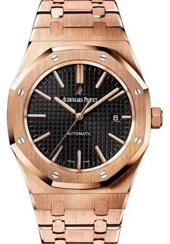 Audemars Piguet Royal Oak 15400OR.OO.1220OR.01 41mm Rose gold Black