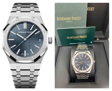 Audemars Piguet Royal Oak 15510ST.OO.1320ST.06 41mm Stainless steel Blue