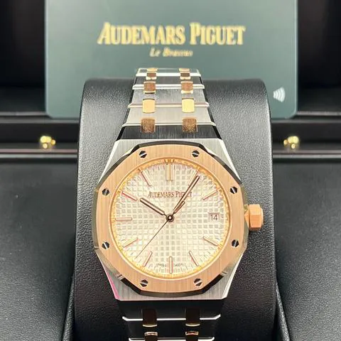 Audemars Piguet Royal Oak 15550SR.OO.1356SR.01 37mm Yellow gold and Stainless steel Silver