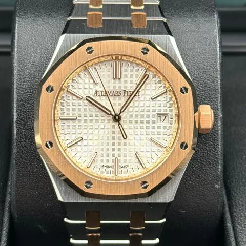 Audemars Piguet Royal Oak 15550SR.OO.1356SR.02 37mm Yellow gold and Stainless steel Silver